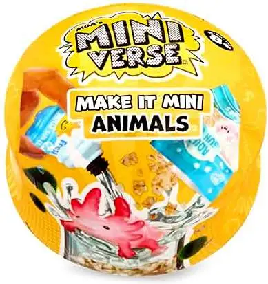 Miniverse Make It Mini Animals LOT OF 3 Mystery Packs