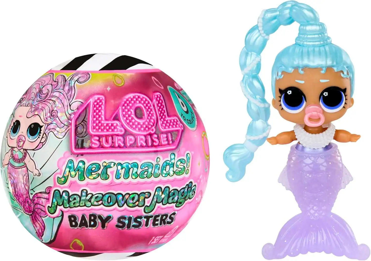 LOL Surprise Mermaids! Makeover Magic Baby Sister Mystery Pack