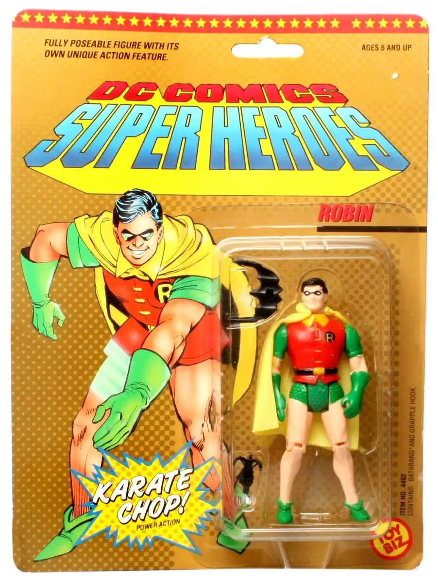 DC Batman DC Comics Super Heroes Karate Chop Robin Action Figure Toy Biz -  ToyWiz