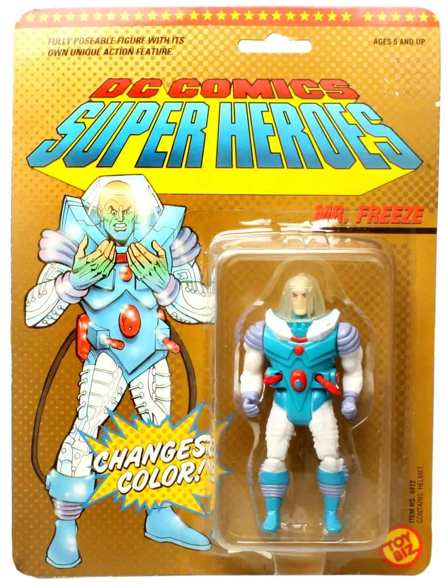 DC Super Heroes Mr. Freeze Action Figure Changes Color Toy Biz