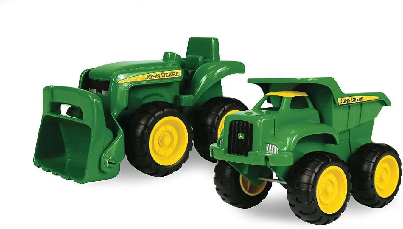 John Deere Dump Truck & Tractor Vehicle 2-Pack