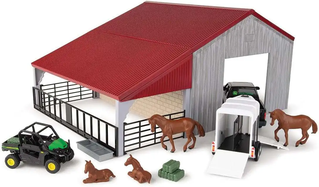 John Deere Weathered Barn Farm Playset