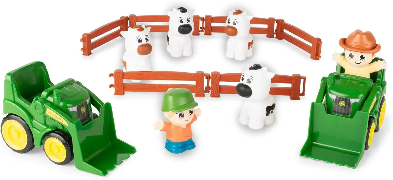 John Deere Kids The Cows are Out Playset