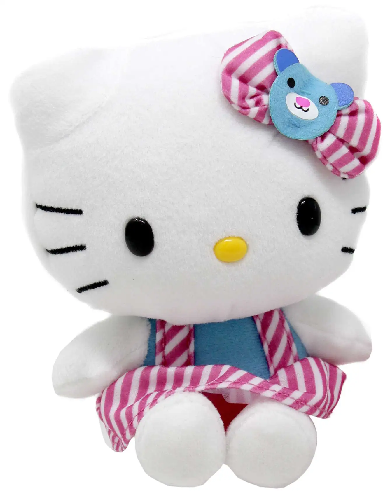Sanrio Hello Kitty 5-Inch Plush [Pink Stripe Dress]