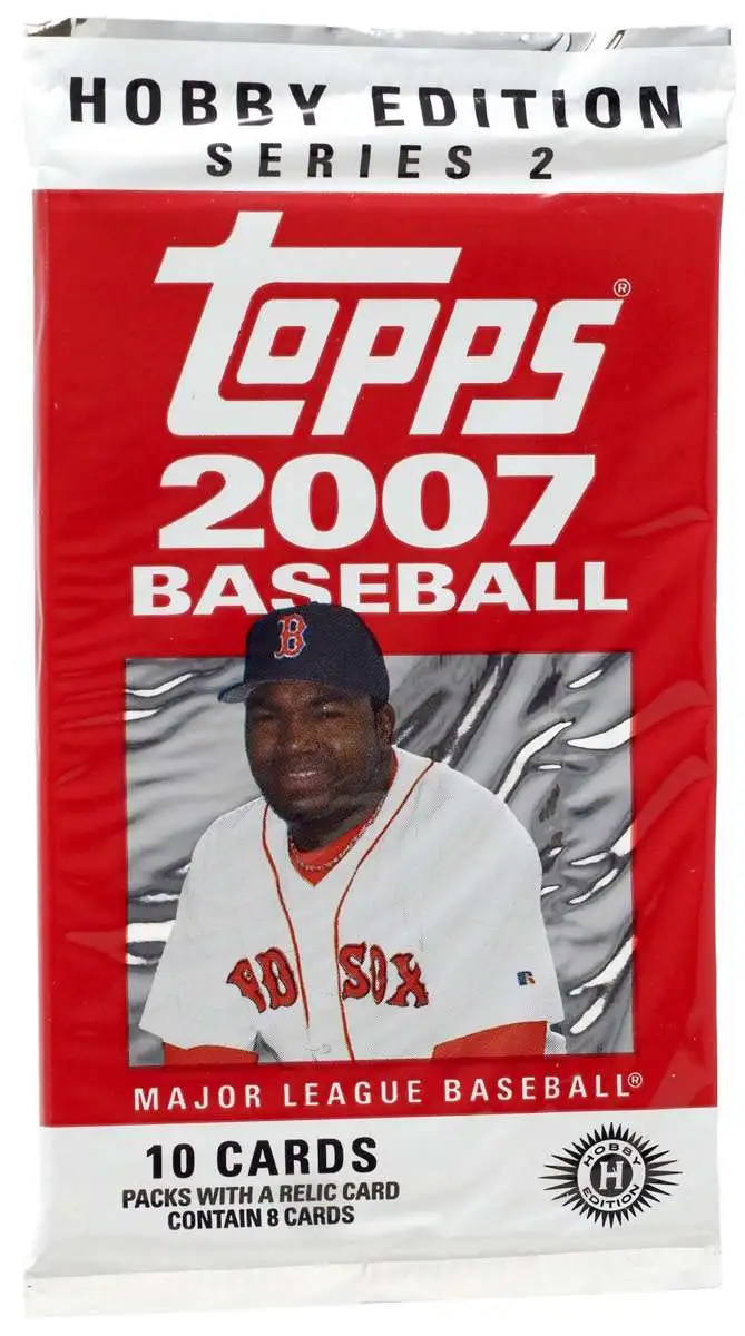 MLB 2007 Topps Baseball Series 2 Trading Card HOBBY Pack [10 Cards]