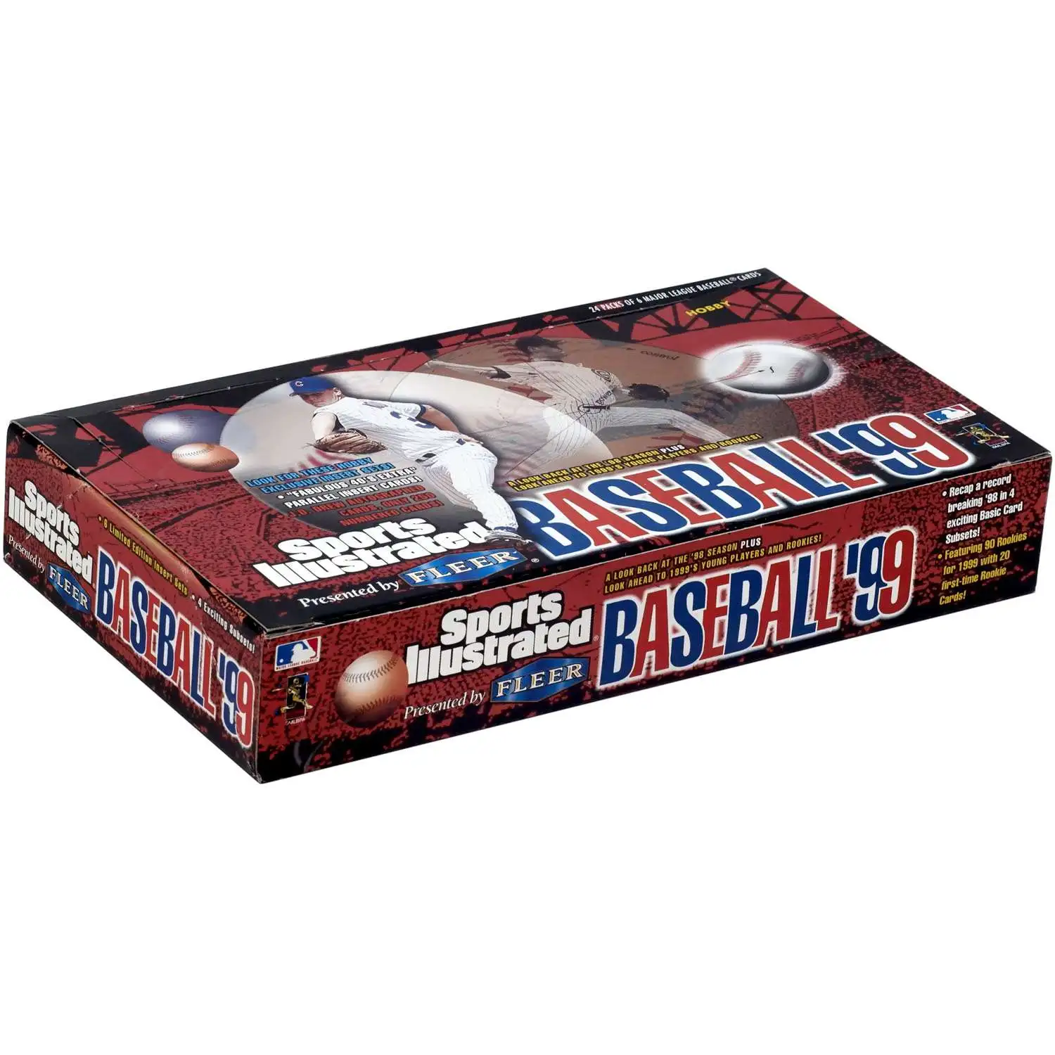 MLB Fleer 1999 Sports Illustrated Baseball Trading Card HOBBY Box 24 Packs  - ToyWiz