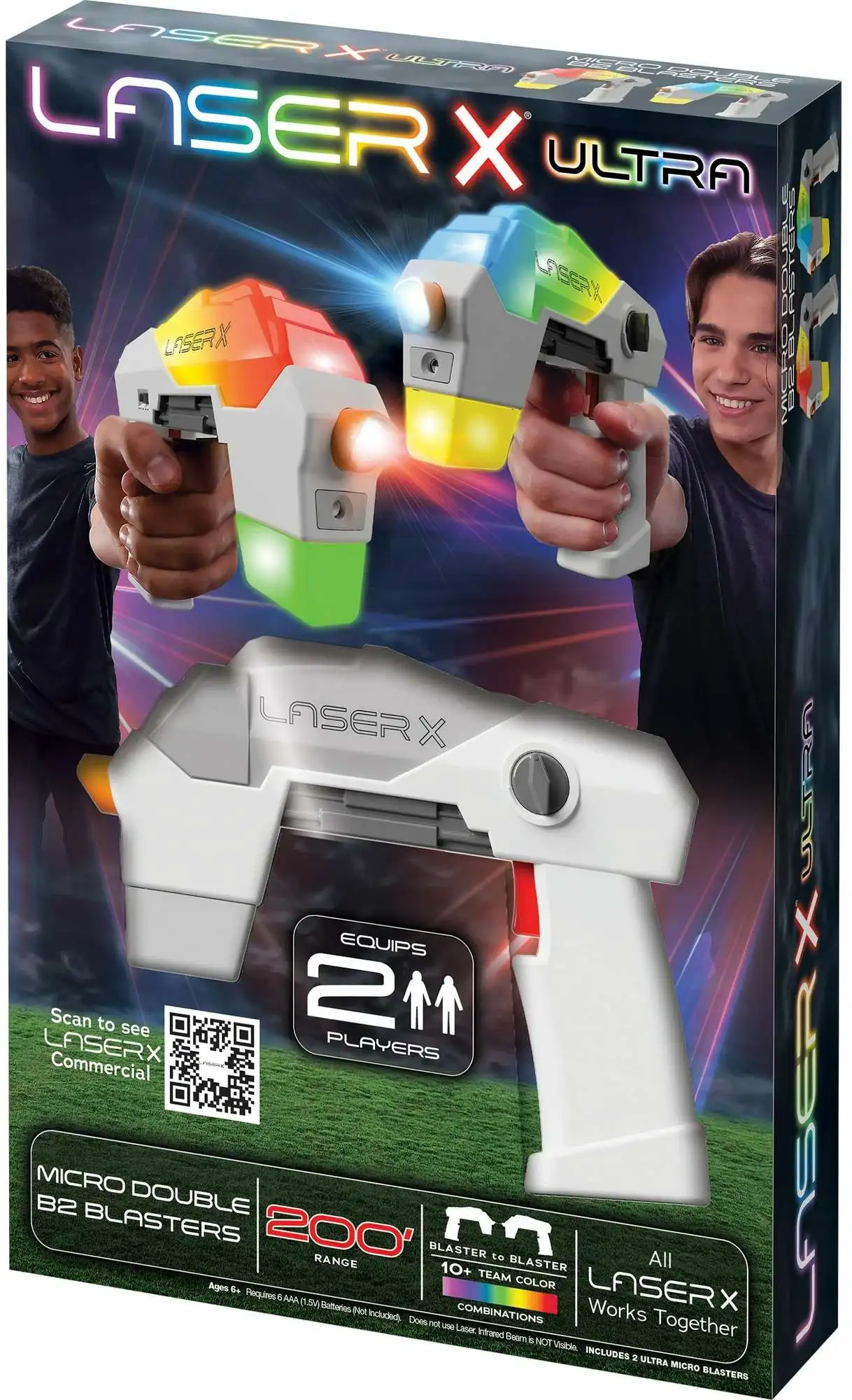 Laser X Ultra Micro Double B2 Blasters 2-Player Set