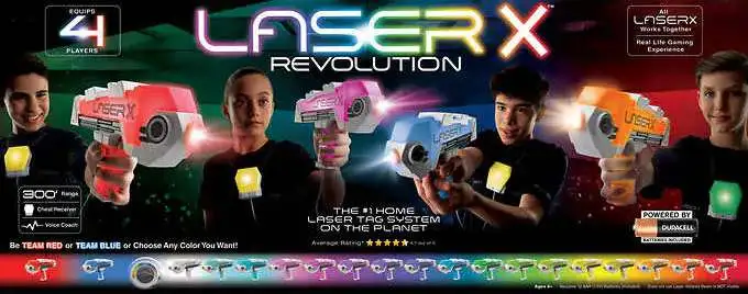 Laser x Ultra Four Blaster Set Exclusive 4-Player Set