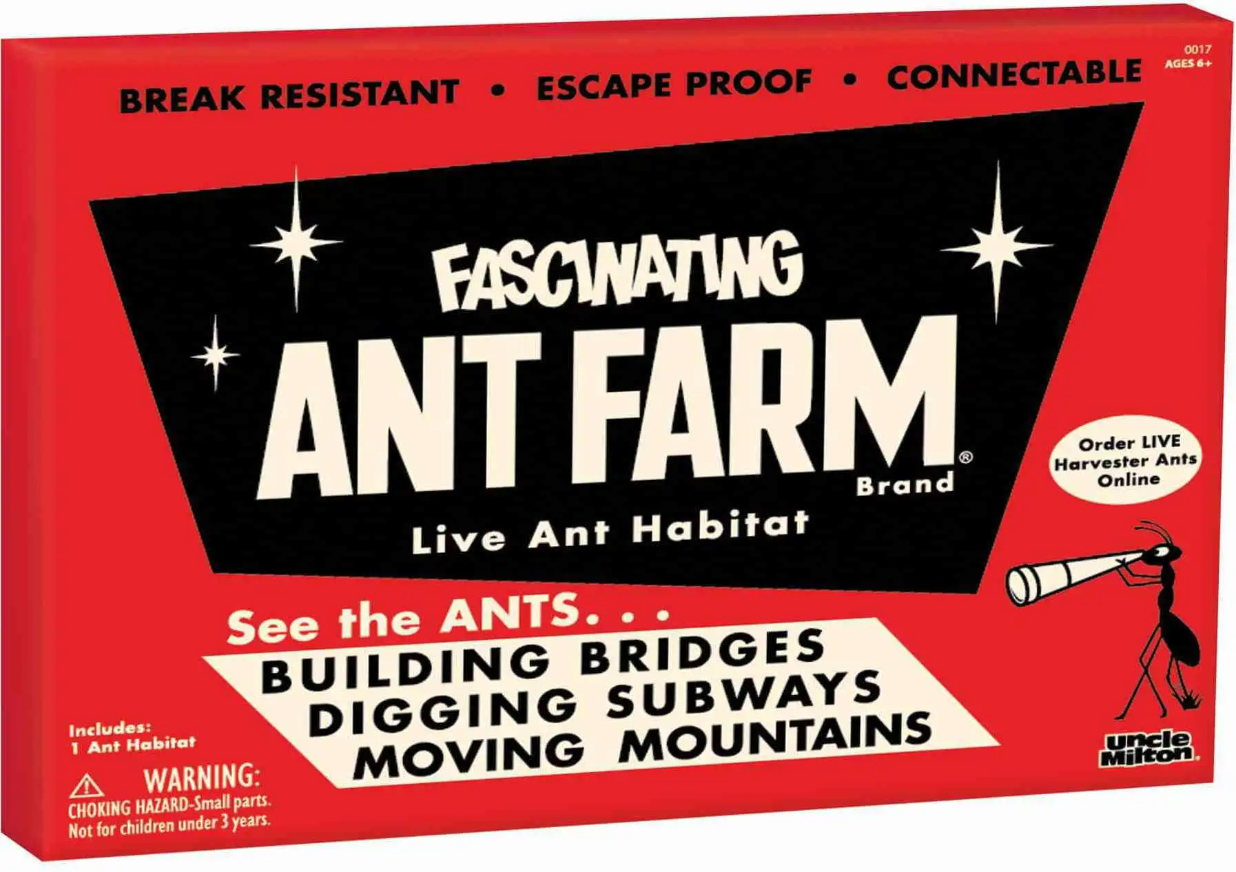 Uncle Milton Fascinating Ant Farm [Loose]