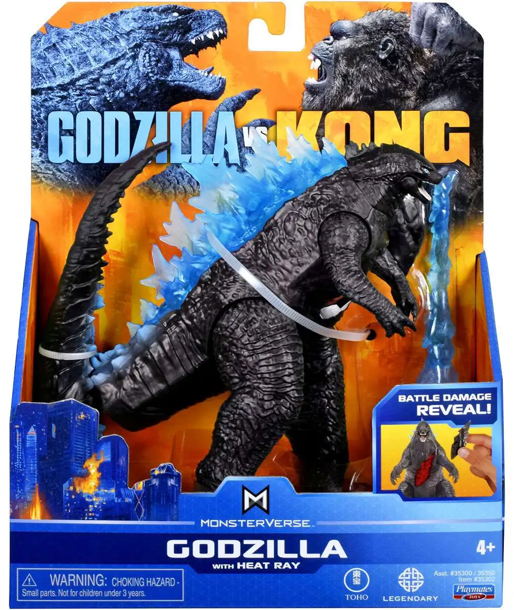 Godzilla Vs Kong Monsterverse Godzilla Action Figure [with Heat Ray, Damaged Package]