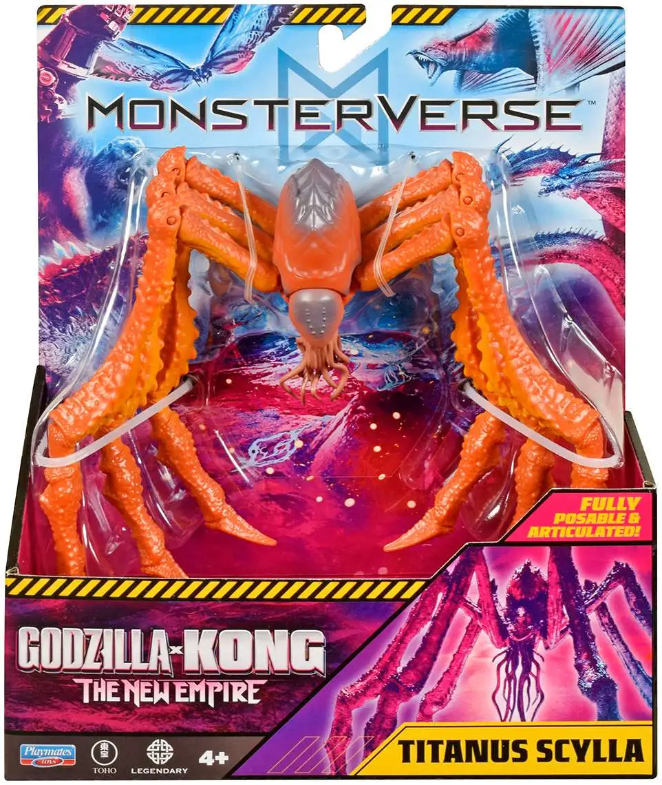 Monarch Legacy of Monsters Monsterverse Titanus Scylla 7 Action Figure  Playmates - ToyWiz