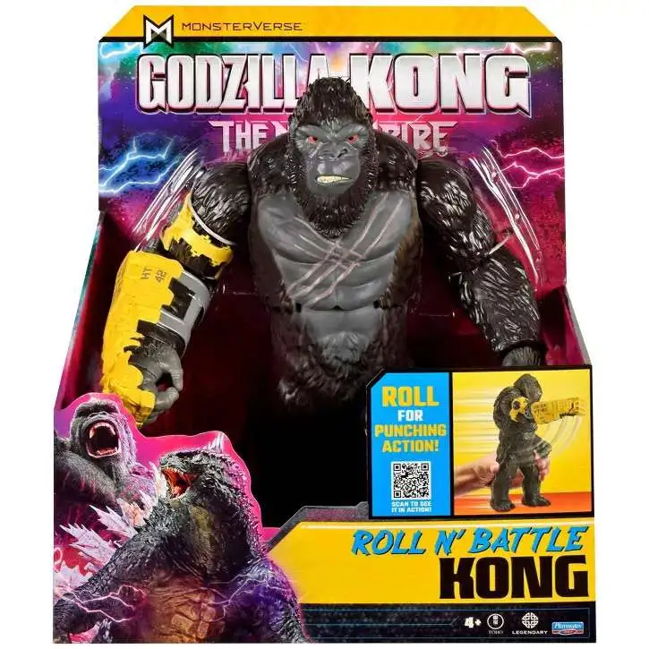 Godzilla x Kong The New Empire Monsterverse Roll N' Battle Kong Action Figure