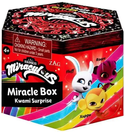 Miraculous Series 2 Miracle Box Kwami Surprise Mystery Pack 1 RANDOM  Figure, Chase Glitter Figures Playmates - ToyWiz