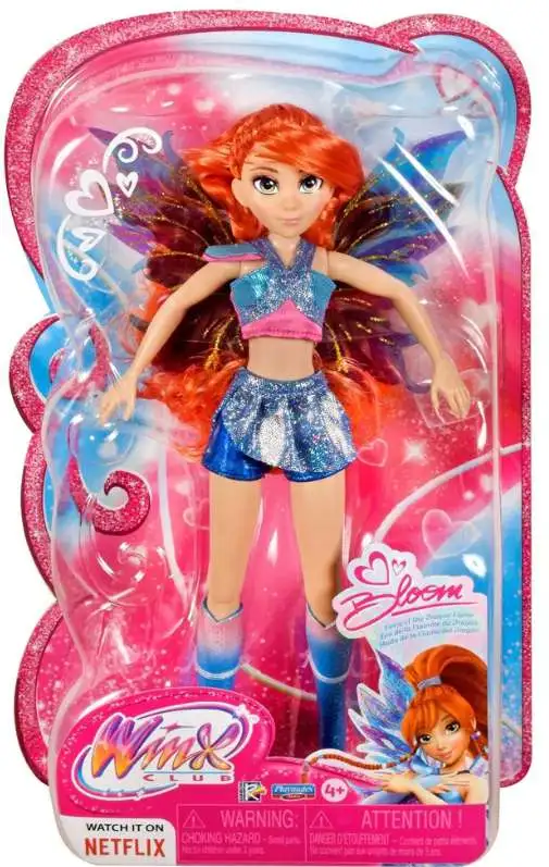 Winx Club Bloom 11.5-Inch Fairy Doll [Glitter Outfit & Removable Wings!]