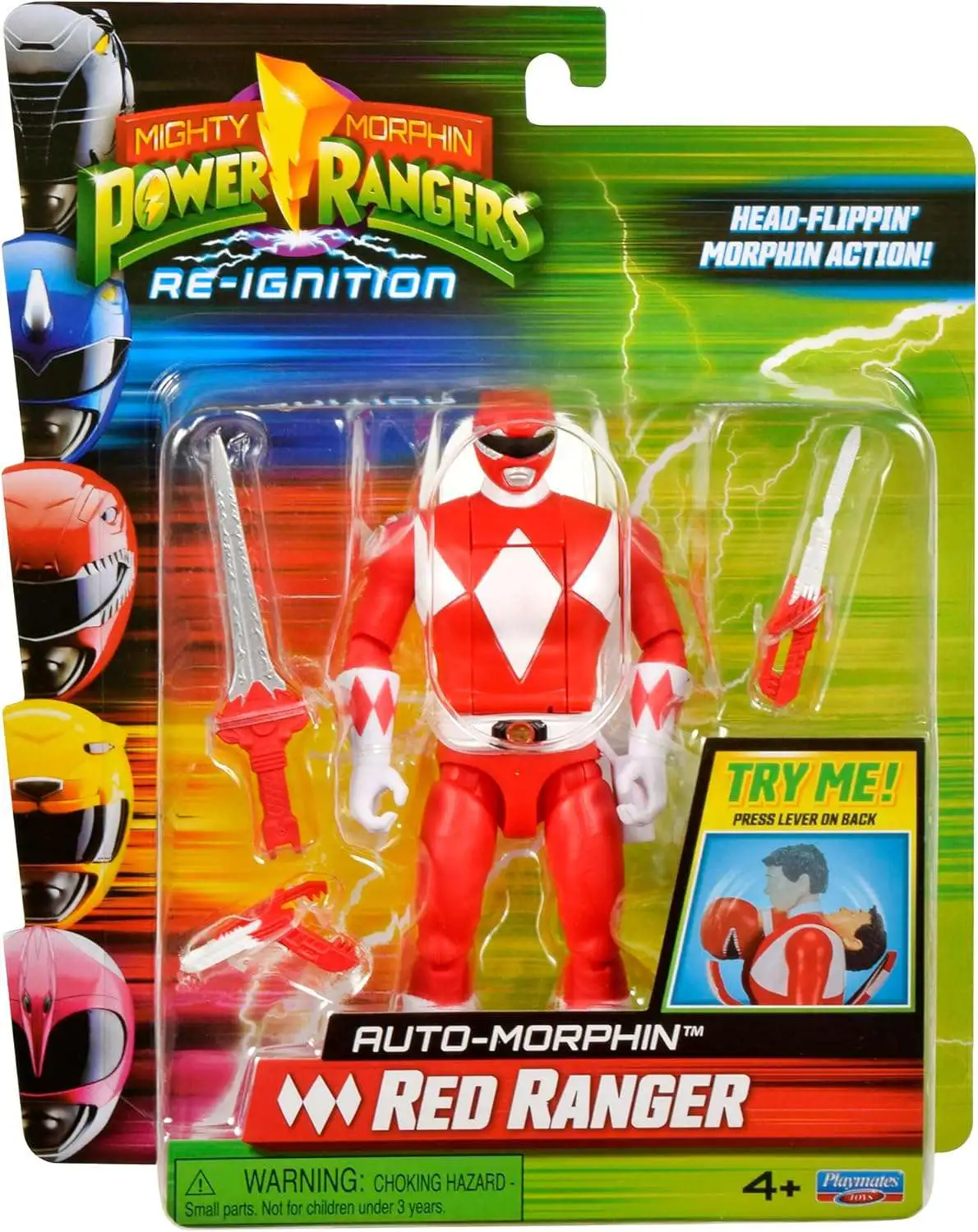 Power Rangers Mighty Morphin Re-Ignition Red Ranger Action Figure [Auto-Morphin]