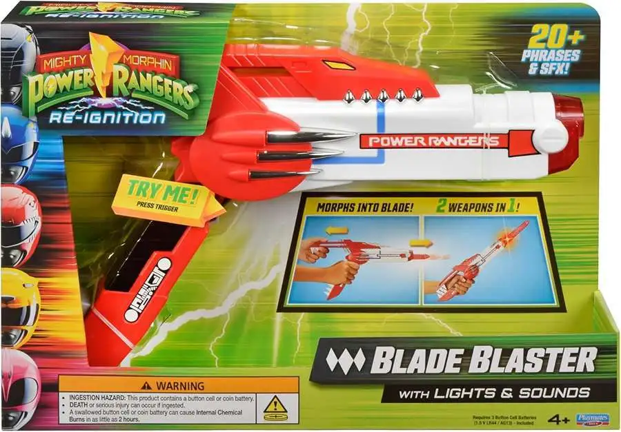 Power Rangers Mighty Morphin Re-Ignition Blade Blaster Roleplay Toy [Lights & Sounds]