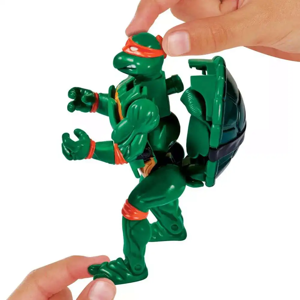 Teenage Mutant Ninja Turtles Mutant Mayhem The Making of a Ninja Raph Mikey  Exclusive Action Figure Turtle Tots Playmates - ToyWiz