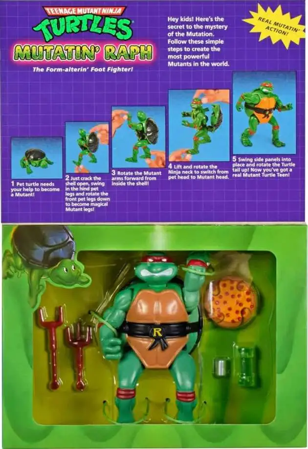 Teenage Mutant Ninja Turtles Mutant Mayhem The Making of a Ninja Raph Mikey  Exclusive Action Figure Turtle Tots Playmates - ToyWiz