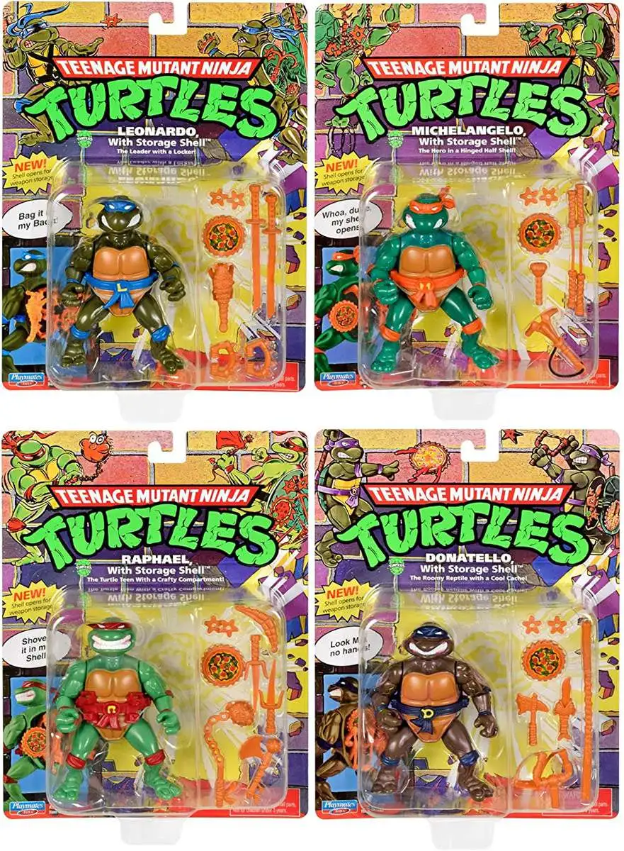 Teenage Mutant Ninja Turtles 2012 Shellraiser Leonardo, Donatello,  Michelangelo, Raphael, Splinter Shredder Exclusive 4.5 Action Figure 6-Pack  BUNDLE Set Limited Edition Playmates - ToyWiz