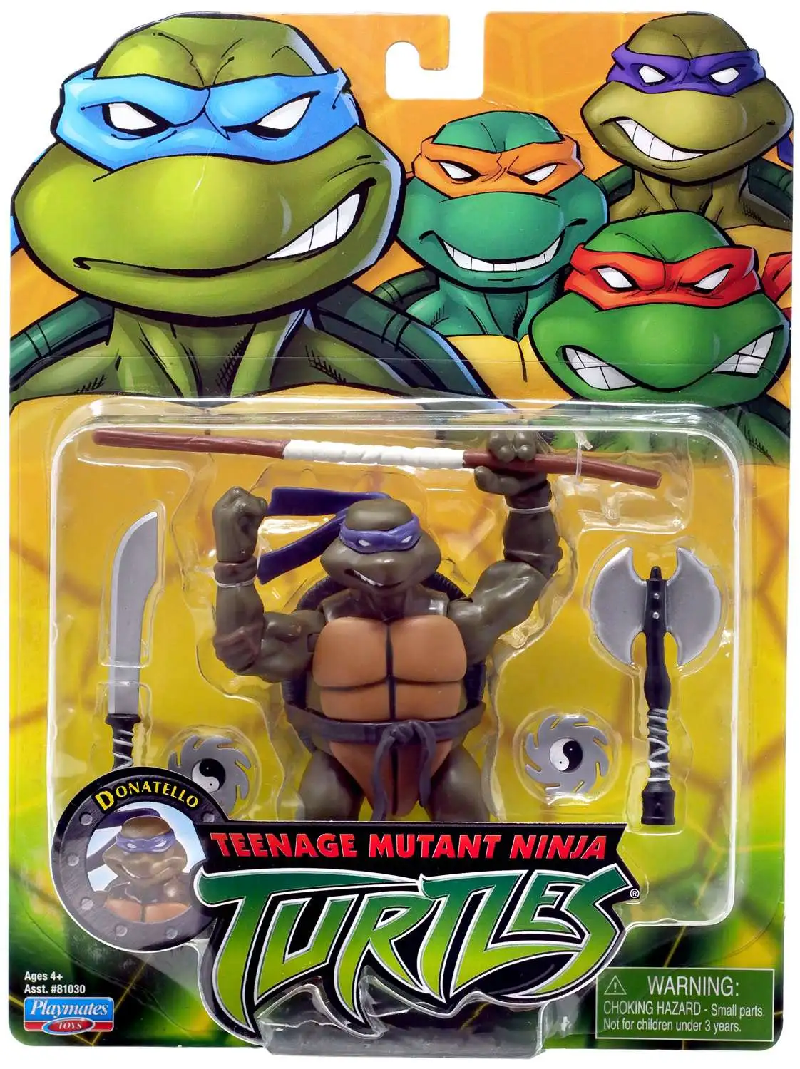 Teenage Mutant Ninja Turtles Retro Donatello Action Figure, image size:1122x1500