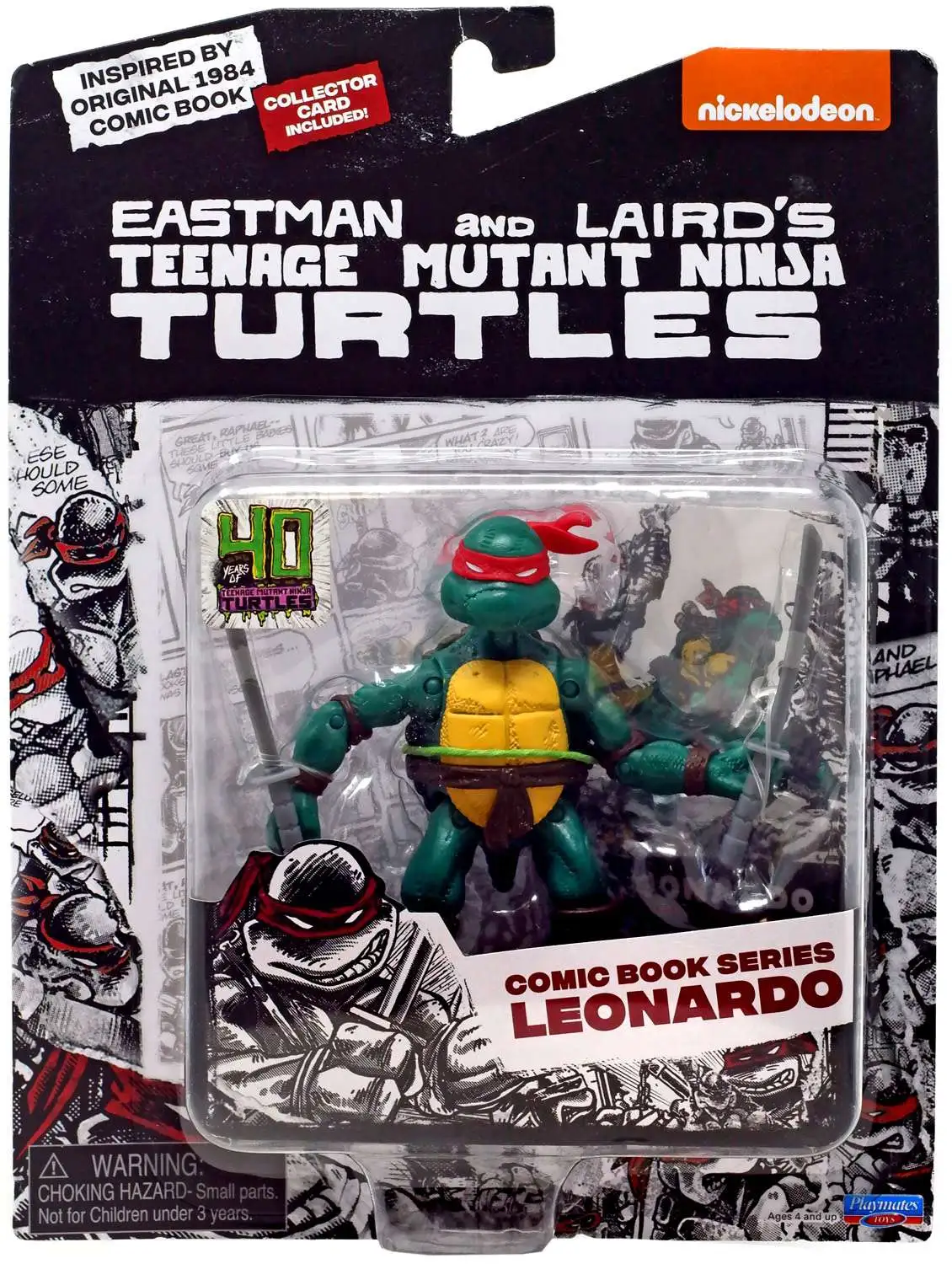 Teenage Mutant Ninja Turtles Eastman & Laird's Comic Book Series Leonardo Action Figure [with Collector Card]