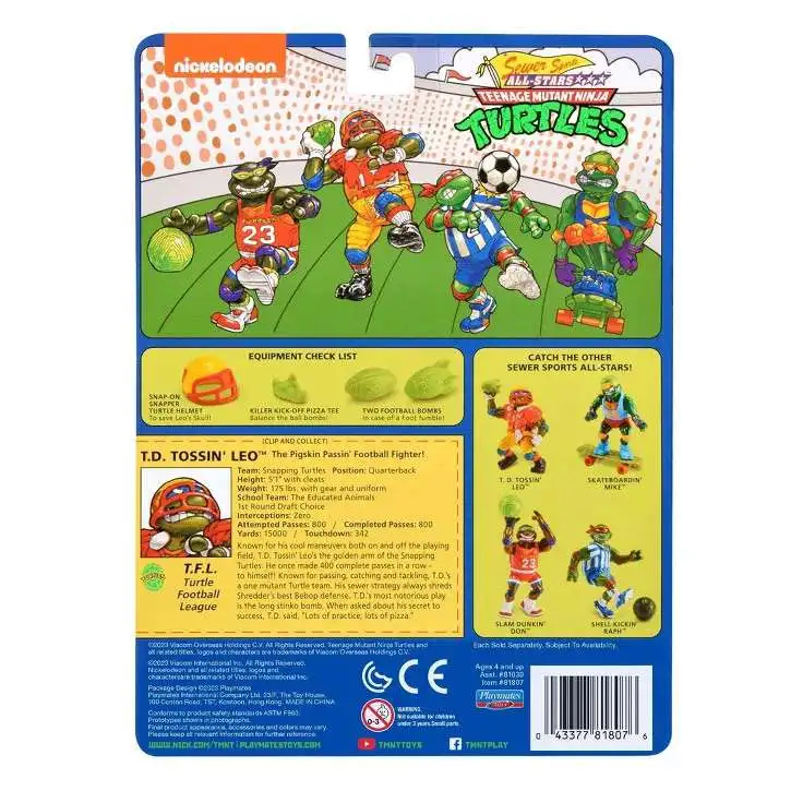 Teenage Mutant Ninja Turtles Classic Sewer Sports All-Stars