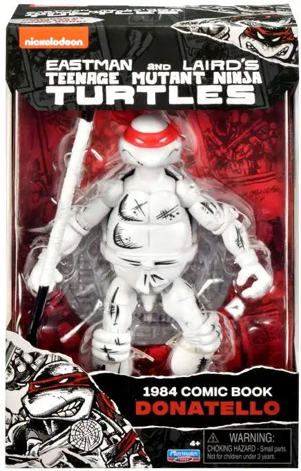 Teenage Mutant Ninja Turtles 1984 Comic Book Donatello Action Figure [Black & White Version]