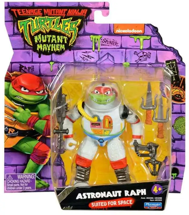 Teenage Mutant Ninja Turtles Mutant Mayhem Astronaut Raph Action Figure [Suited Up For Space]