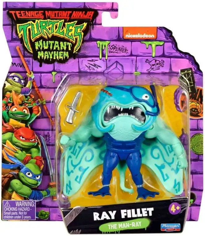 Teenage Mutant Ninja Turtles Mutant Mayhem Ray Fillet Action Figure [The Man-Ray]