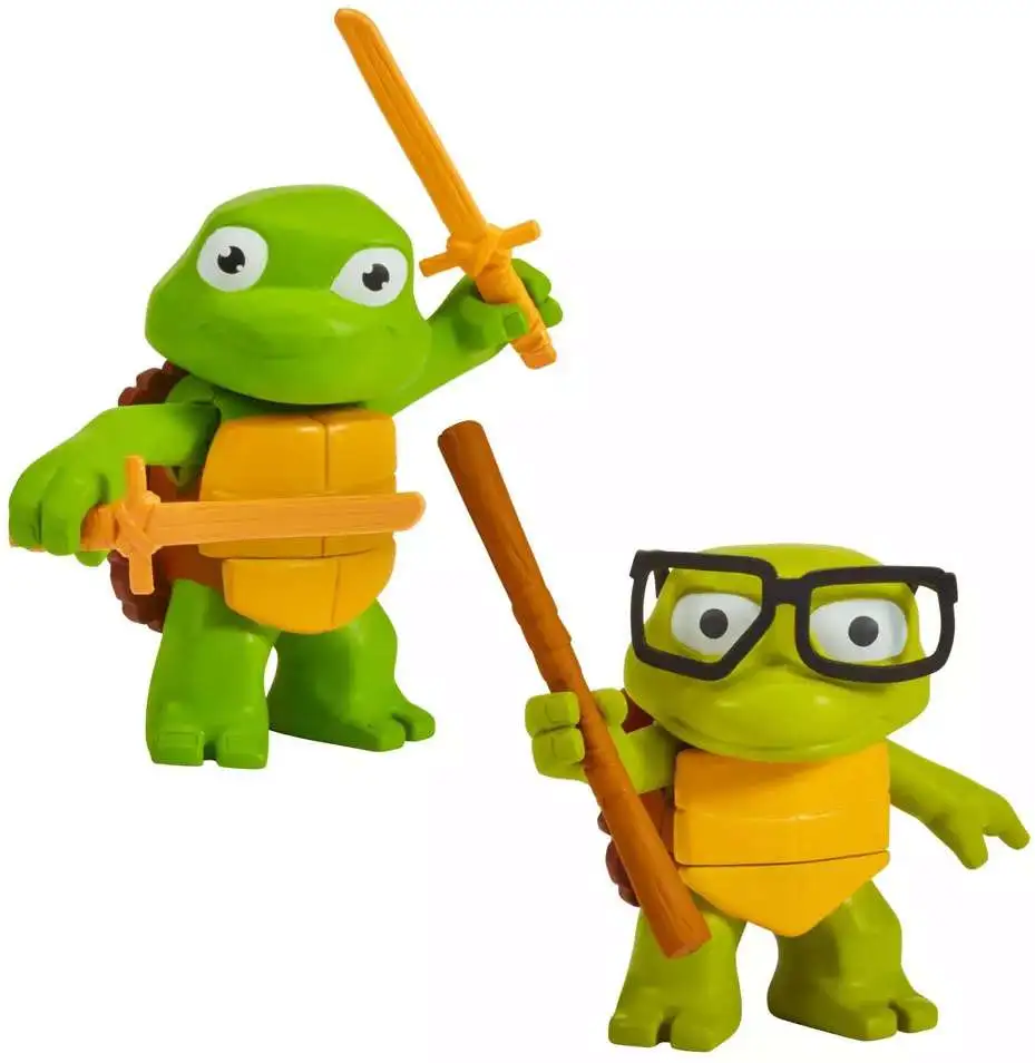 Teenage Mutant Ninja Turtles Mutant Mayhem The Making of a Ninja Raph Mikey  Exclusive Action Figure Turtle Tots Playmates - ToyWiz