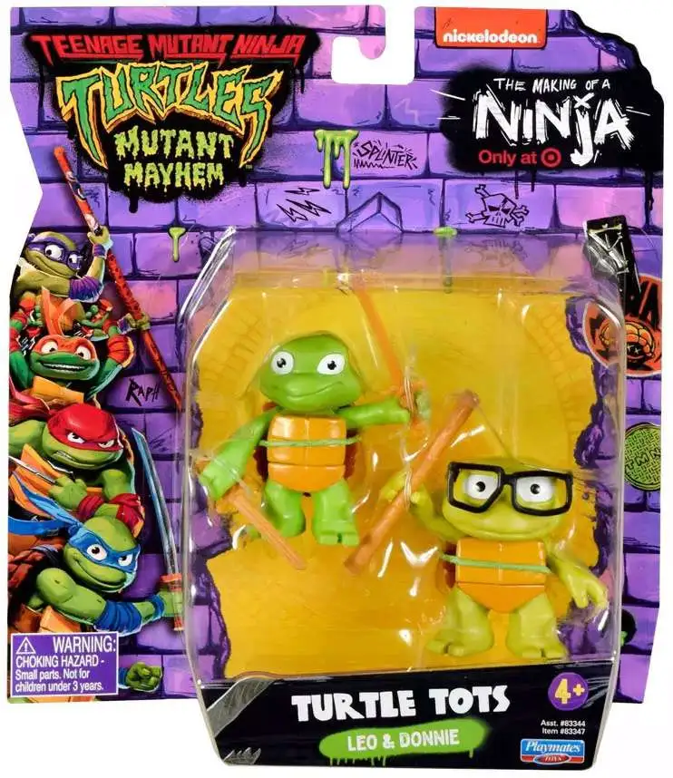 Teenage Mutant Ninja Turtles: Mutant Mayhem Costume Turtle Basic Figure  4-Pack by Playmates Toys