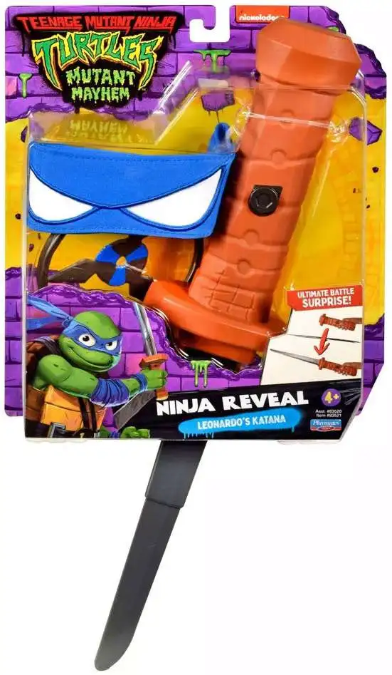 Teenage Mutant Ninja Turtles Mutant Mayhem Ninja Reveal Leonardo's Katana