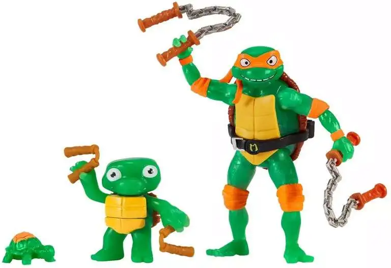 Teenage Mutant Ninja Turtles Mutant Mayhem The Making of a Ninja Raphael  Exclusive 4.5 Action Figure Set 3 Glow In The Dark Figures Playmates -  ToyWiz