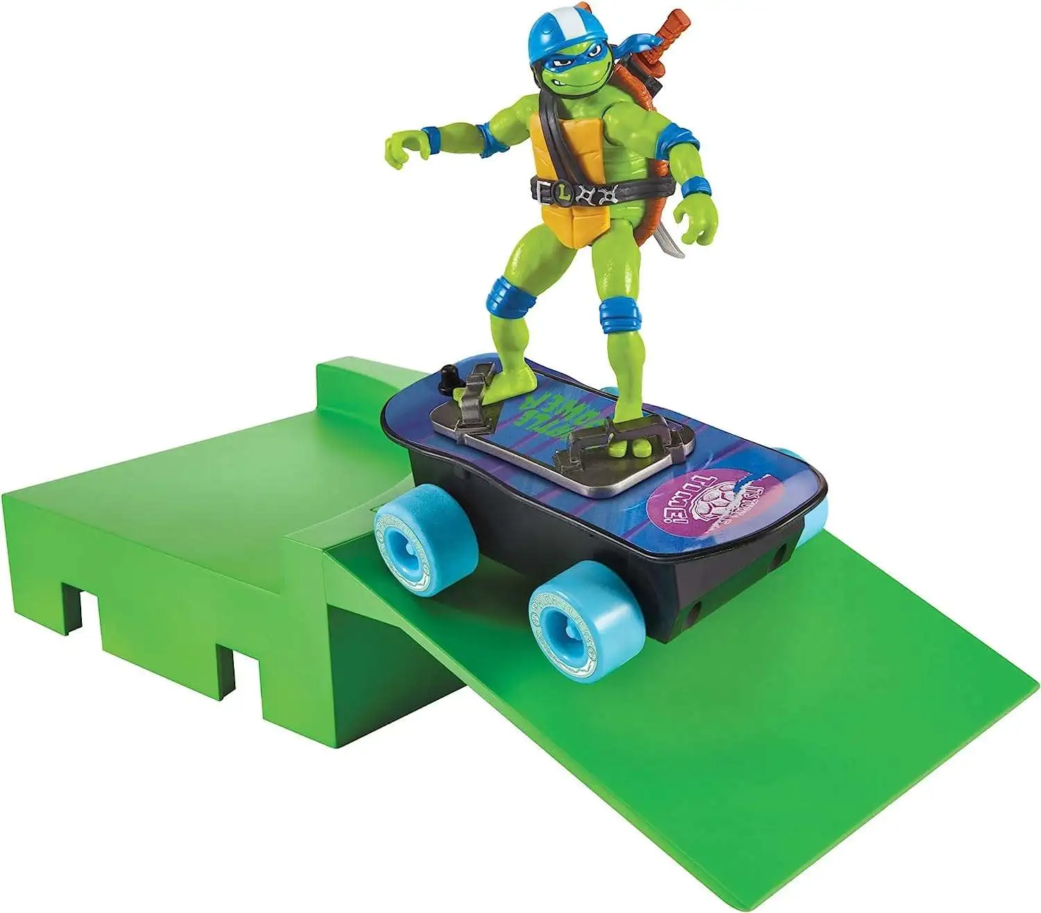 Teenage Mutant Ninja Turtles Mutant Mayhem Build N Shred Skatepark with  Skater Mikey Playset Playmates - ToyWiz