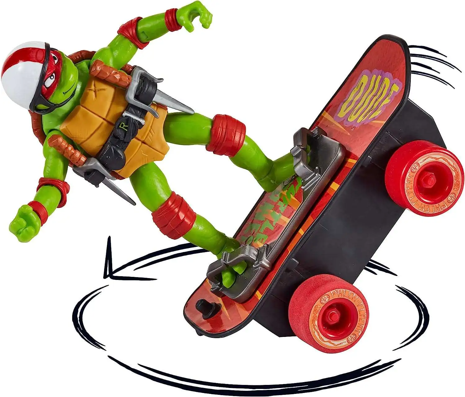 Teenage Mutant Ninja Turtles Mutant Mayhem Build N Shred Skatepark with  Skater Mikey Playset Playmates - ToyWiz