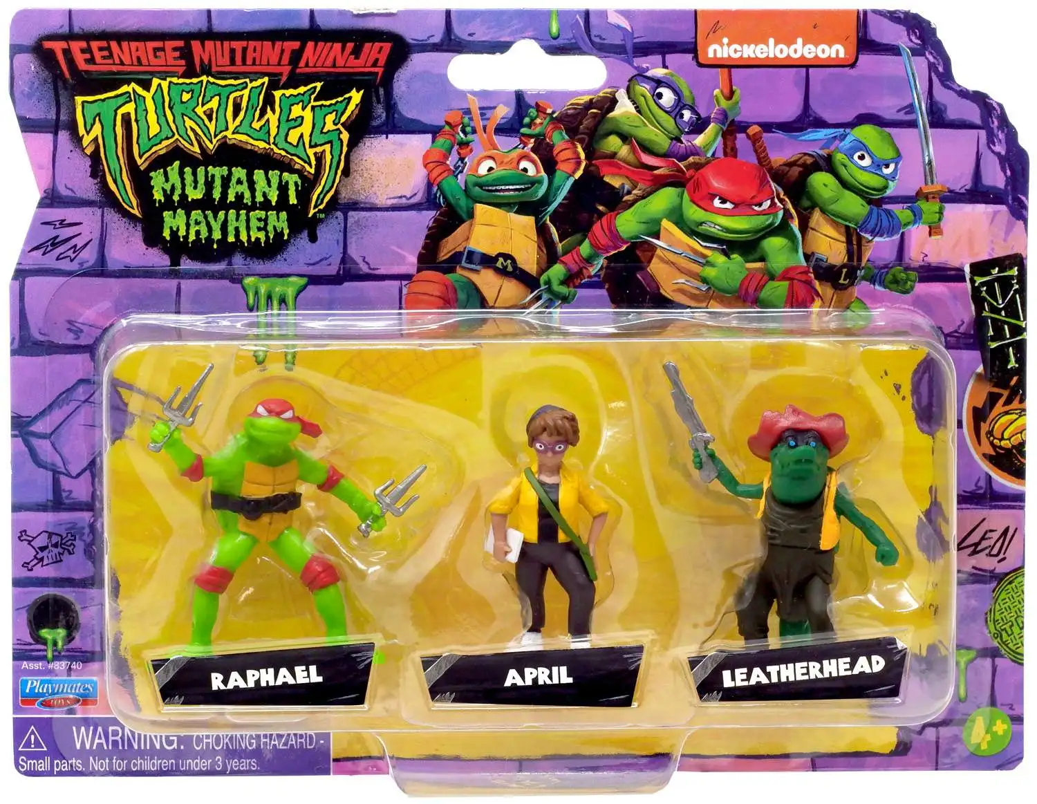 Teenage Mutant Ninja Turtles Mutant Mayhem Raphael, April Leatherhead 2 ...