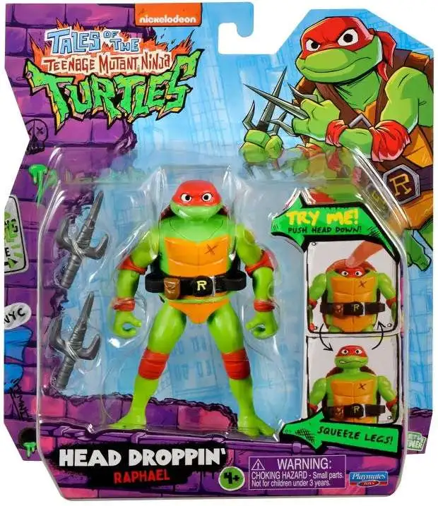 Teenage Mutant Ninja Turtles Tales of the TMNT Head Droppin' Raphael Action Figure
