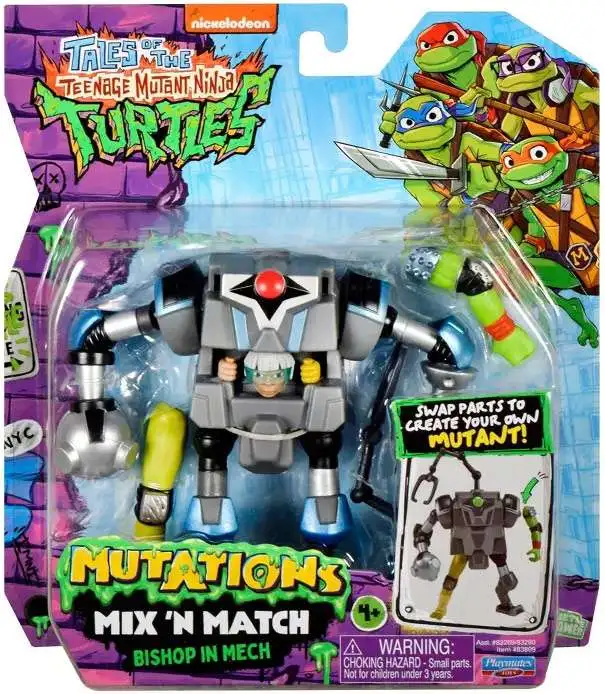 Teenage Mutant Ninja Turtles Tales of the TMNT Mutations Mix 'N Match Bishop in Mech Action Figure