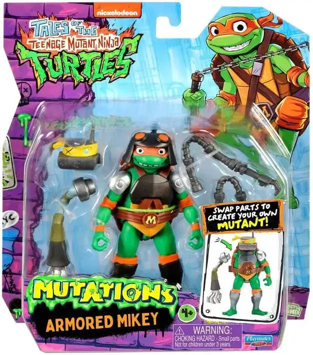 Teenage Mutant Ninja Turtles Tales of the TMNT Mutations Mix 'N Match Armored Mikey Action Figure