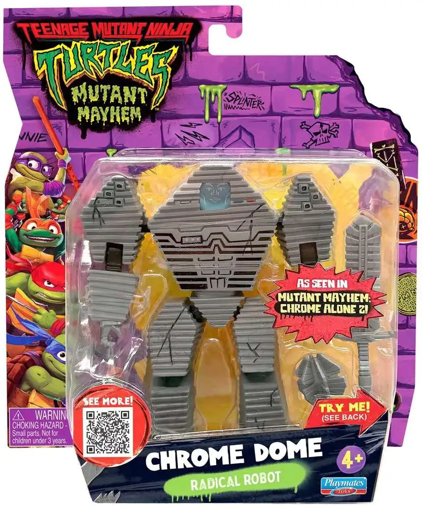 Teenage Mutant Ninja Turtles Mutant Mayhem Chrome Dome 4 Action