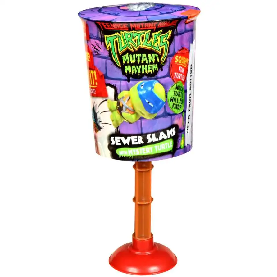 Teenage Mutant Ninja Turtles Mutant Mayhem Sewer Slams Mystery Pack [1 RANDOM Turtle]