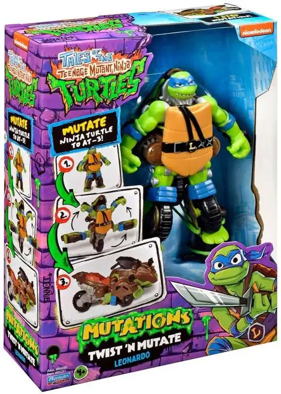 Teenage Mutant Ninja Turtles Tales of the TMNT Mutations Twist 'N Mutate Leonardo Action Figure