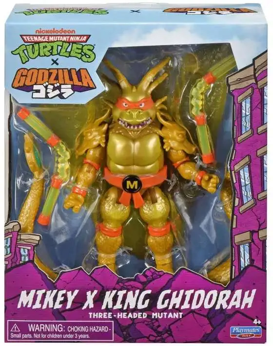 Teenage Mutant Ninja Turtles X Godzilla Mikey x King Ghidorah