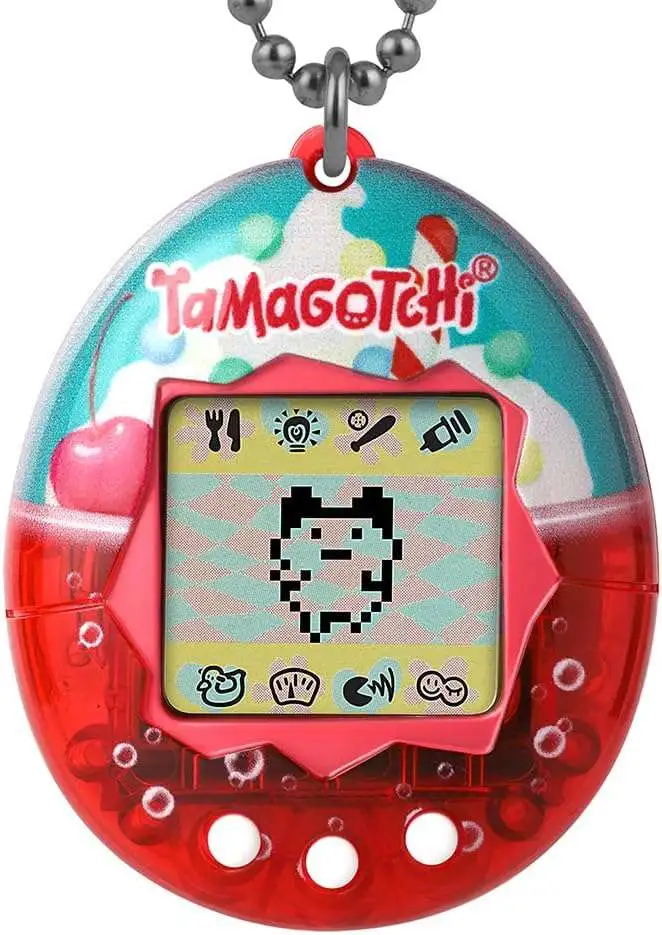 Tamagotchi The Original Gen 1 Ice Cream Float 1.5-Inch Virtual Pet Toy