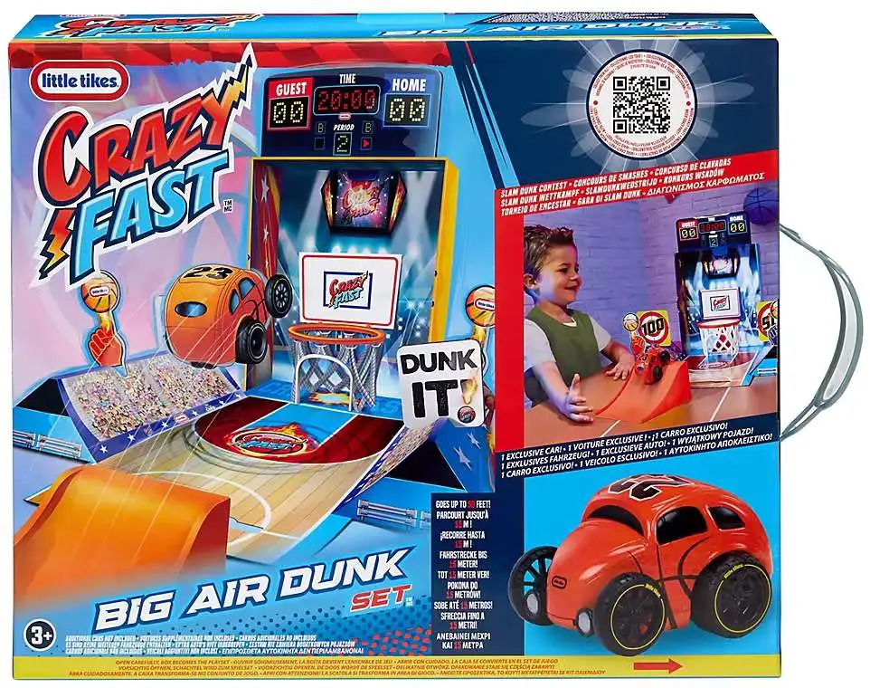 Little Tikes Crazy Fast Big Air Dunk Set
