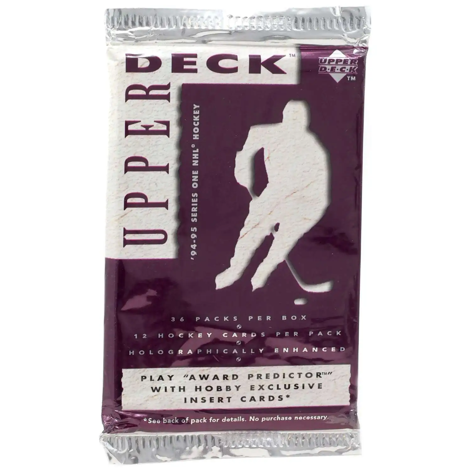 NHL Upper Deck 1994-95 Series 1 Hockey Trading Card HOBBY Pack [12 Cards]