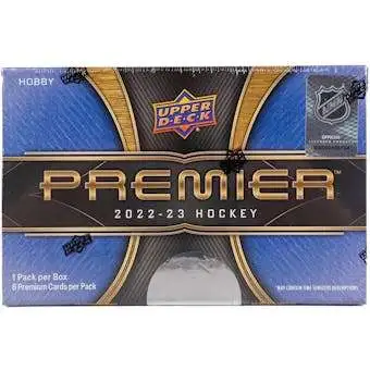 NHL Upper Deck 2022-23 Premier Hockey Trading Car HOBBY Box [1 Pack]