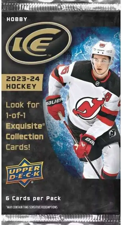 NHL Upper Deck 2023-24 ICE Hockey Trading Card HOBBY Pack [6 Cards]