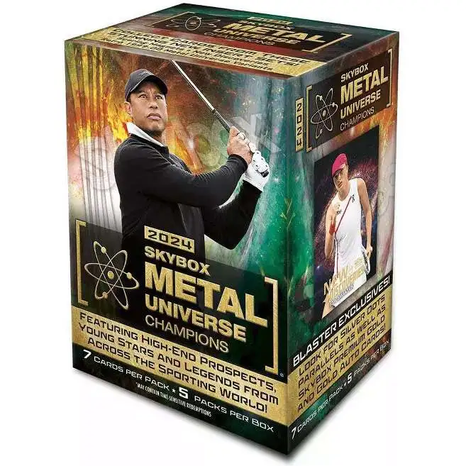Upper Deck Skybox 2024 Metal Universe Champions Trading Card BLASTER Box [5 Packs]