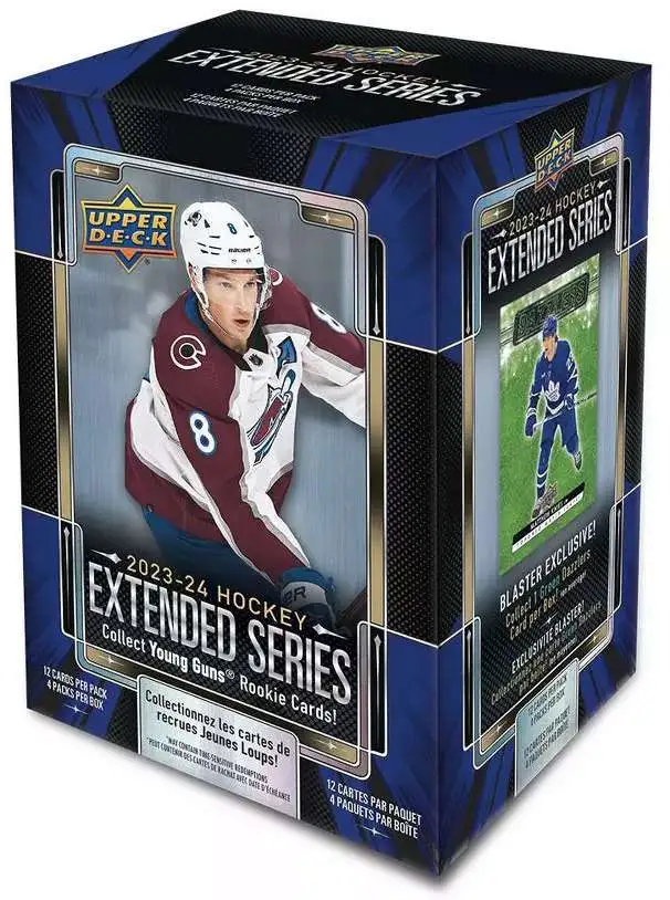 NHL Upper Deck 2023-2024 Extendedd Series Hockey Trading Card BLASTER Box [4 Packs]
